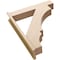 Ekena Millwork 7 1/2-in W x 36-in D x 44-in H Balboa Block Rough Cedar Woodgrain TimberThane Outlooker, Primed Tan OUTUR075X36X44BOA44RCPR - alternate 5